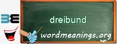 WordMeaning blackboard for dreibund